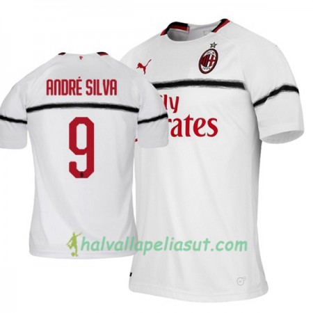 Jalkapallo Pelipaidat AC Milan Andre Silva 9 Vieraspaita 2018-2019 Lyhythihainen